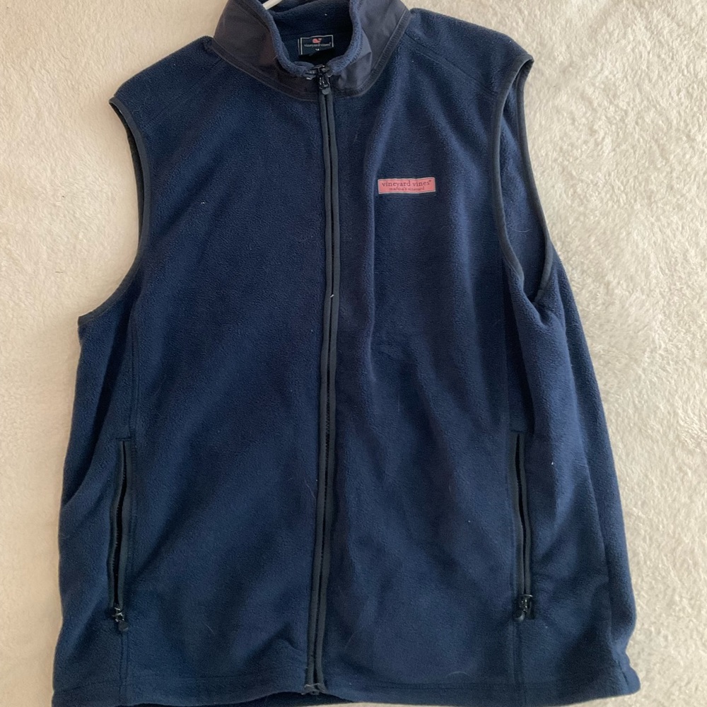 Dark blue vineyard vines vest